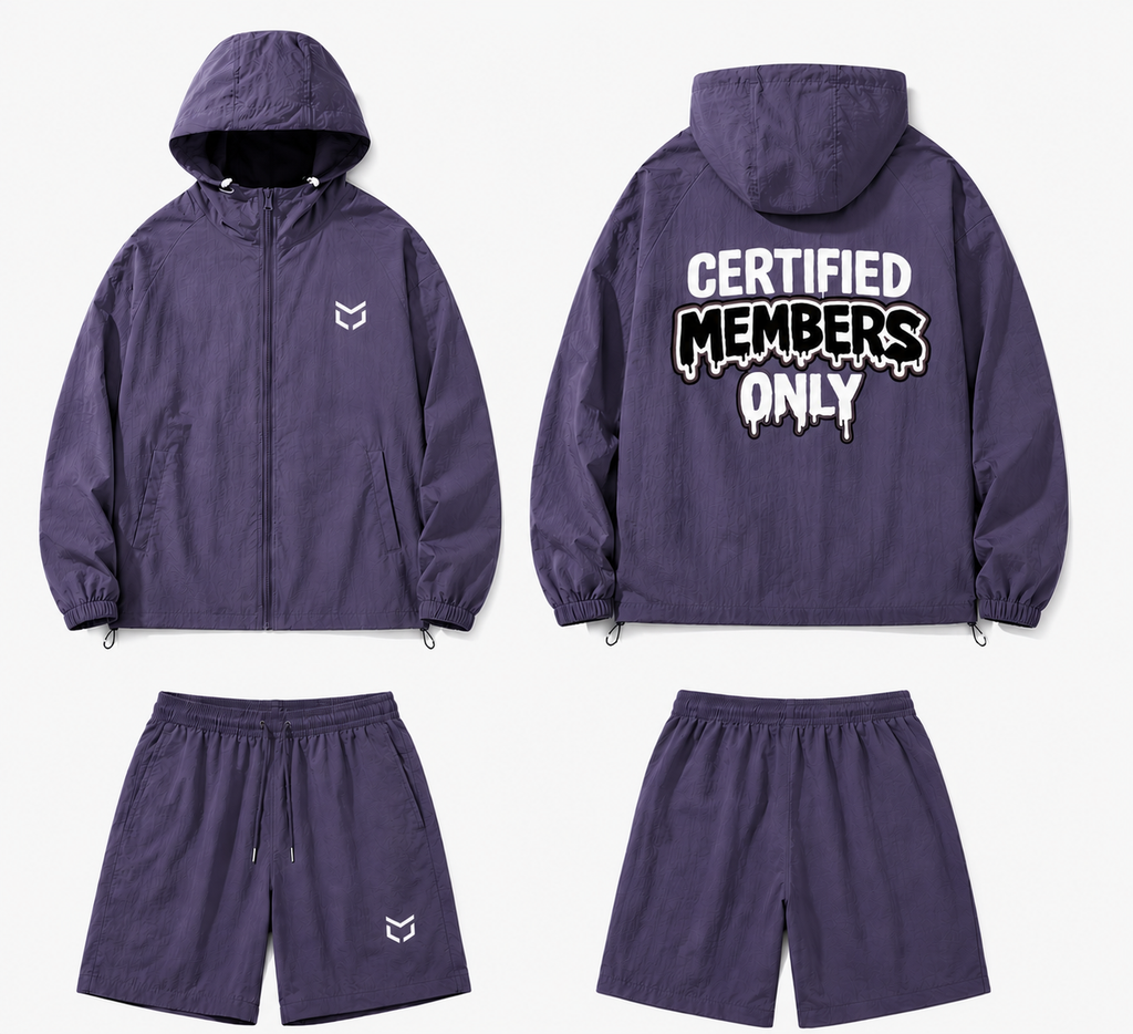 Windbreaker Zomersetje Paars