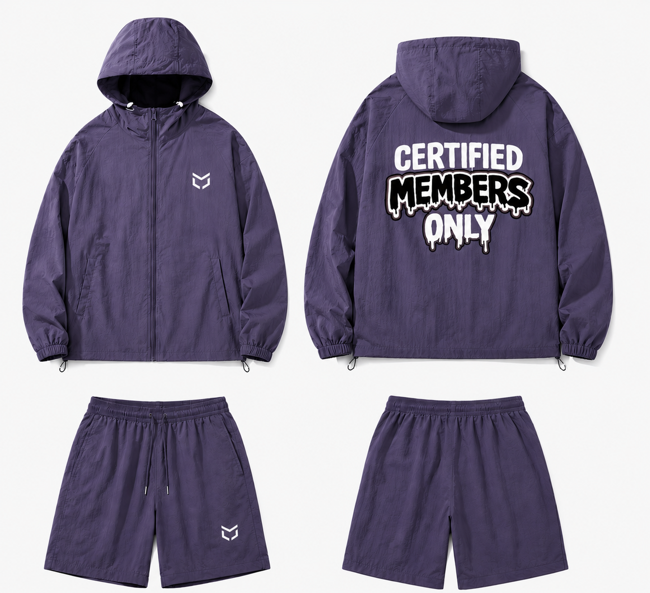 Windbreaker Zomersetje Paars
