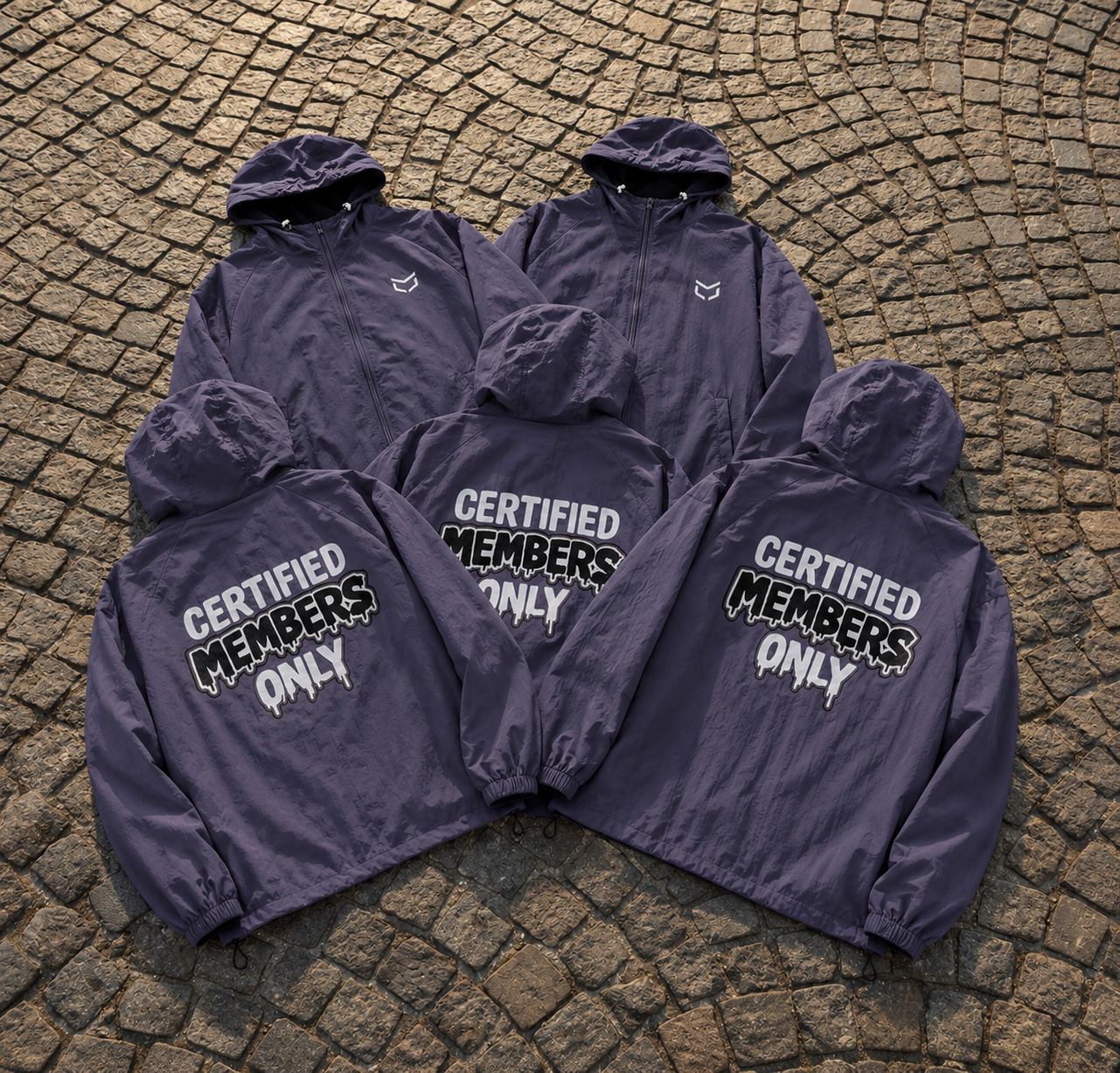 Windbreaker Zomersetje Paars
